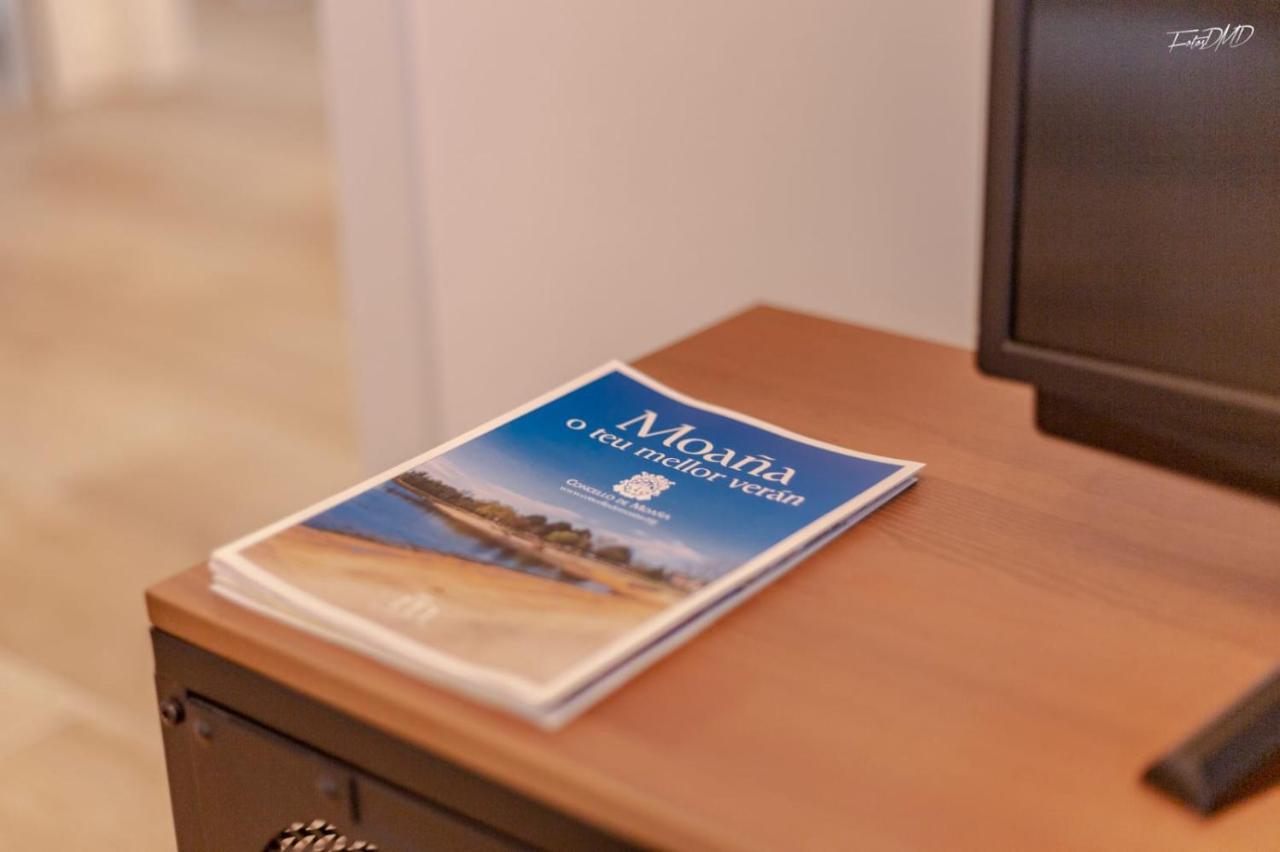 Apartamentos As Barxas Playa Moana Luaran gambar
